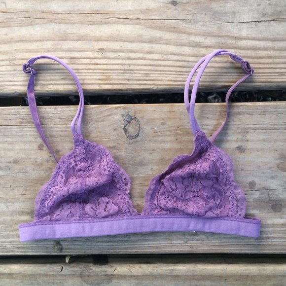 Lace Bralette -Purple