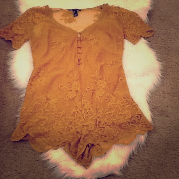 Lace romper