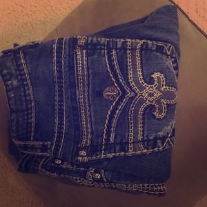 Mens rock revival jeans mint condition