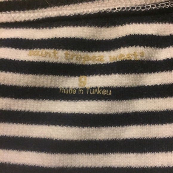 Navy & White Ribbed Tank - Picture 3 of 3