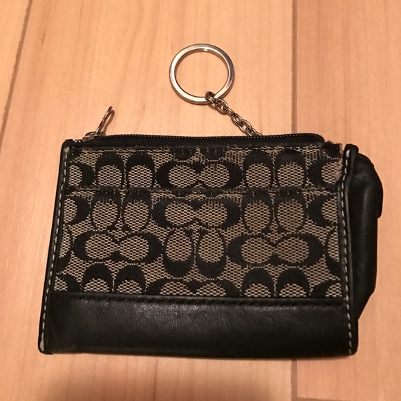 Coach key ring pouch