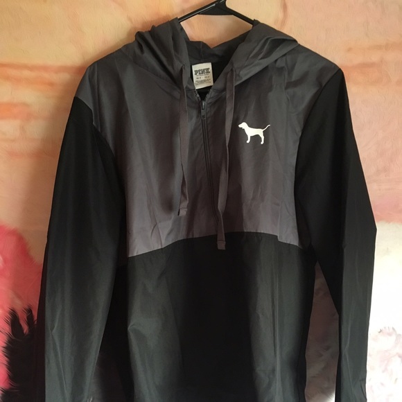Pink rain jacket