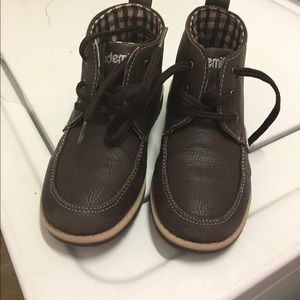 Brown boots...with box ...boys size 12