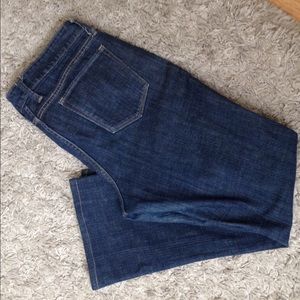 Dark denim jeans