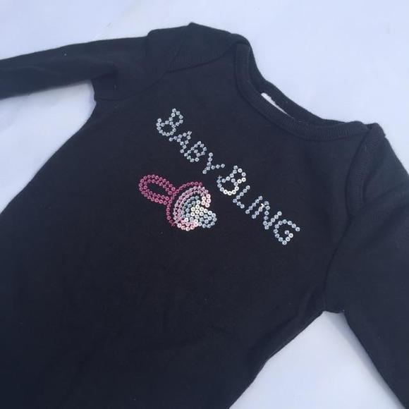 SOLD IN BUNDLE Custom Made Onesie with Bling