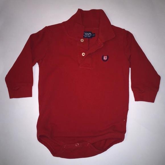 SOLD IN BUNDLE Chaps Red Onesie