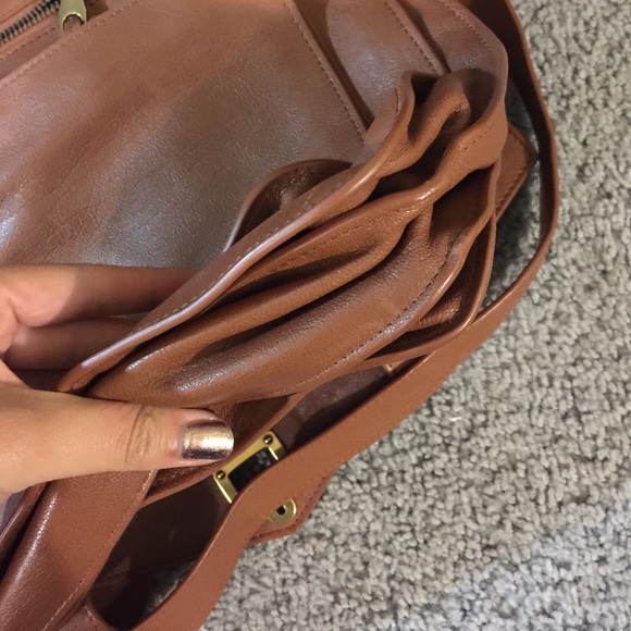 Proenza Schouler Saddle Brown Lux Leather Medium PS1 Bag  Proenza Schouler PS1 large saddle brown