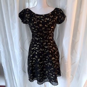 Gold & Black Cocktail Party Dress | BCBG Generation