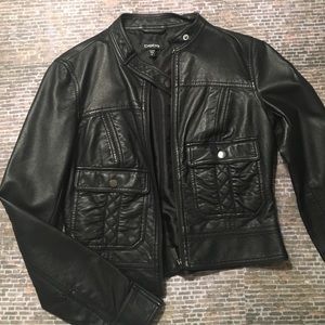 Gorgeous Bebe leather jacket!