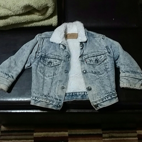 Vtg. Levis Acid Wash Denim Jacket