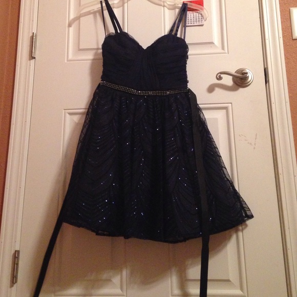Navy blue dress