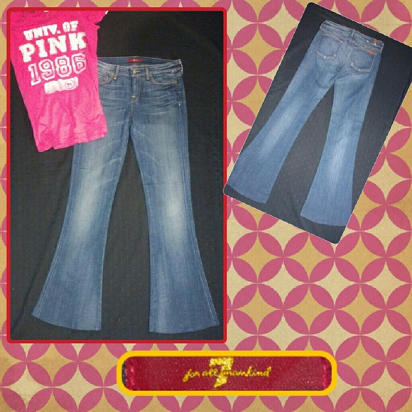 Anthropologie  7 for all mankind sz26 flare jeans