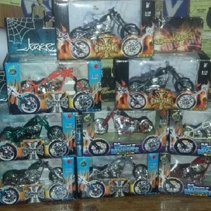 Jessie James die cast bike collection