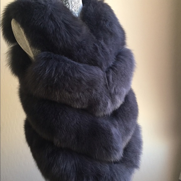 Real arctic fox vest - Picture 2 of 4