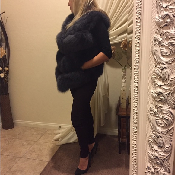 Real arctic fox vest - Picture 4 of 4