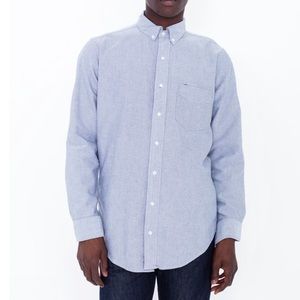 American Apparel Stone Wash Oxford Shirt | Medium