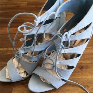 Sky blue madden girl heels