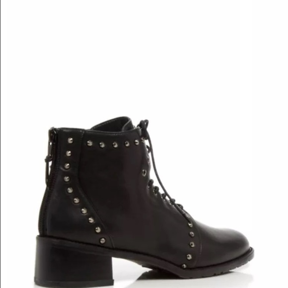 Stuart Weitzman Ankle Boots Lashease Lace Up Stud - Picture 3 of 3