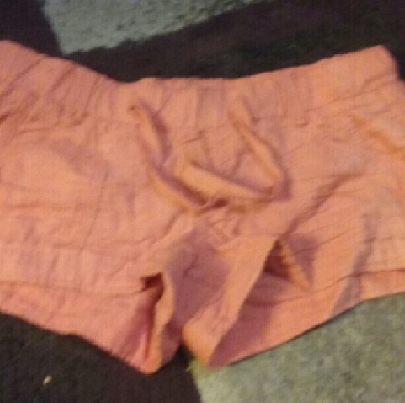 Cute booty shorts bright orange