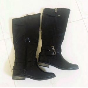 Rampage Black Riding Boots