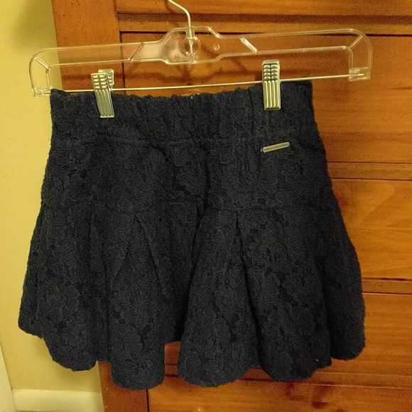 Very cute and beautiful lace navy blue skirt