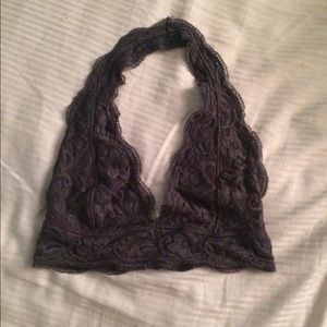 lace halter bralette