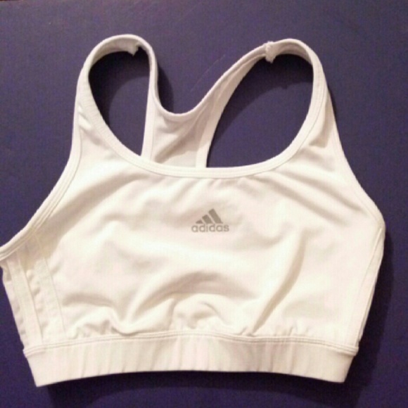 White Adidas Sports Bra (new)