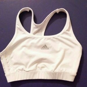 White Adidas Sports Bra (new)