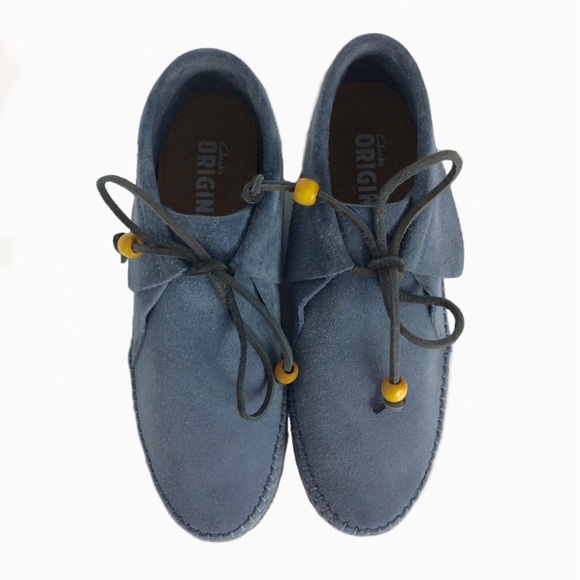 Clarks Originals Tyler Weave Suede Moccasins - Picture 1 of 4