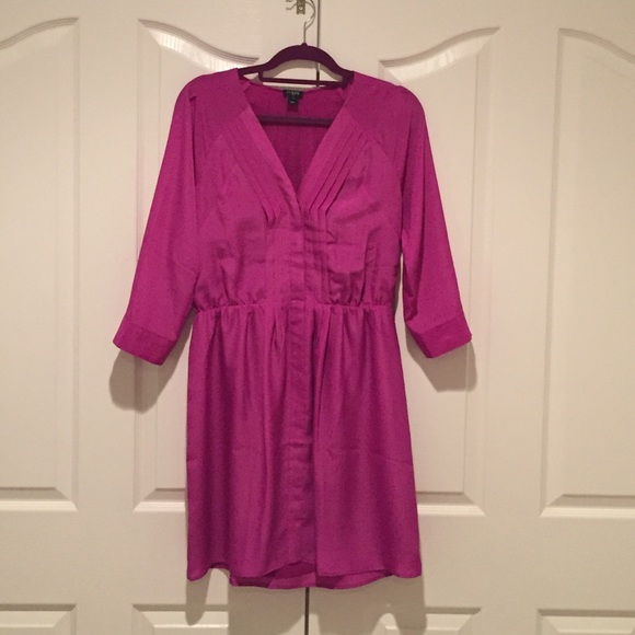 JCrew dress hot pink size 6