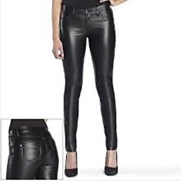 30% OFF BUNDLES - Kashmiere Faux-Leather Leggings - Picture 2 of 4
