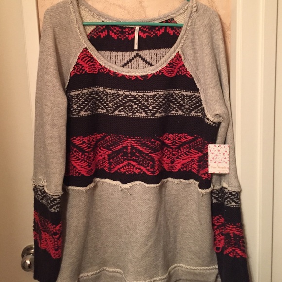 NWT free people snow angel sweater
