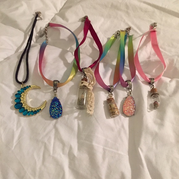 Crystal and fairy chokers/ necklaces