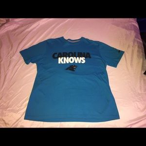 Nike NFL Carolina Panthers T Shirt Blue Color XL