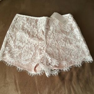 Lace shorts