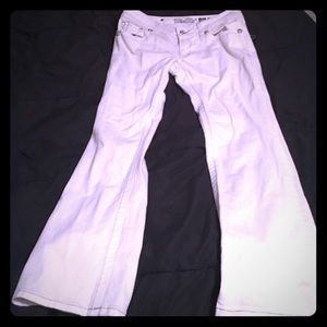 White miss me jeans sz 32