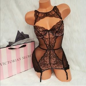 Victoria secrets black lingerie