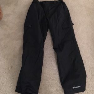NWOT Columbia sportswear black snow pants.