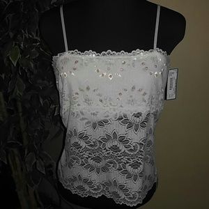 Lace& Sequins Camisole