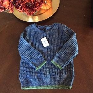 NWT Gap Blue Toddler Boy Cable Knit 12-18 Months