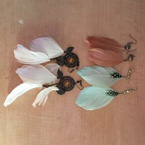 Feather Earrings Bundle