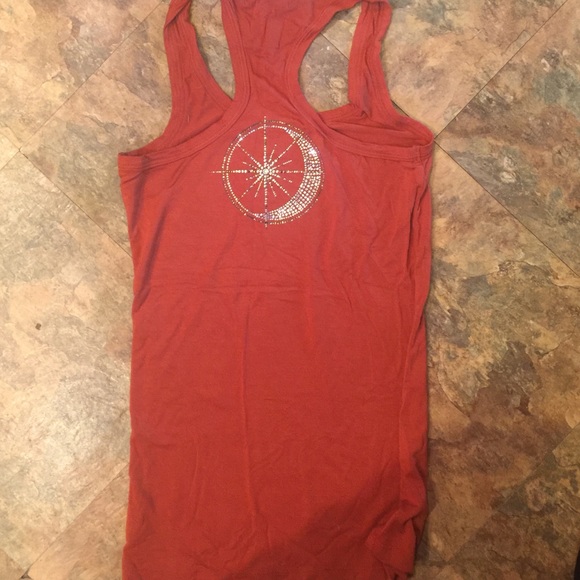 Vyana Yoga racerback tank with Sun and Moon studs - Picture 2 of 3