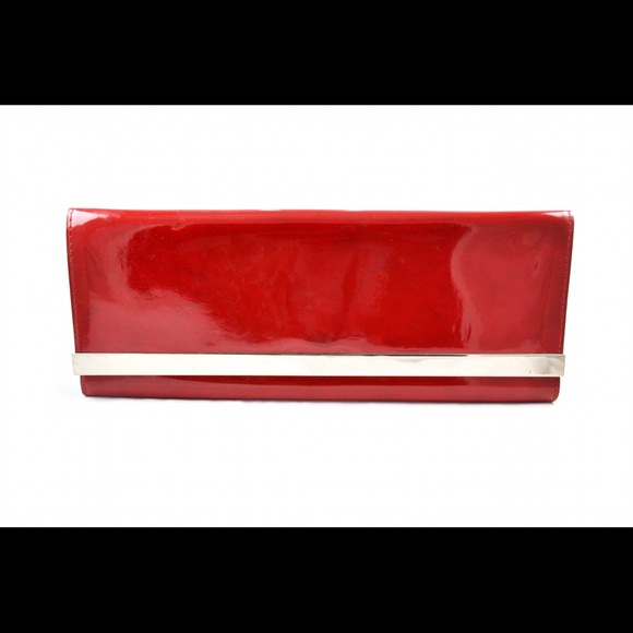 Aldo Red Patent Clutch