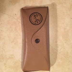 Ray Ban brown glasses case