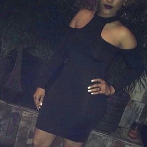 Long Sleeve Sexy Off Shoulder Bodycon Party Dress