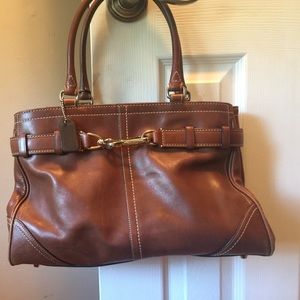 All leather Coach purse