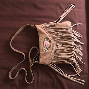 American eagle fringe cross body