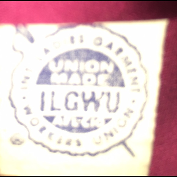 B. Altman & Co. Maroon Cashmere Wool Coat Jacket - Picture 4 of 4