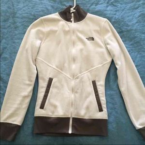 Womans North Face Fleece Track Jacket