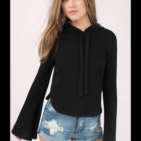 HOODED SWEATER & SOFT BELL SLEEVES 1 left - Picture 6 of 8